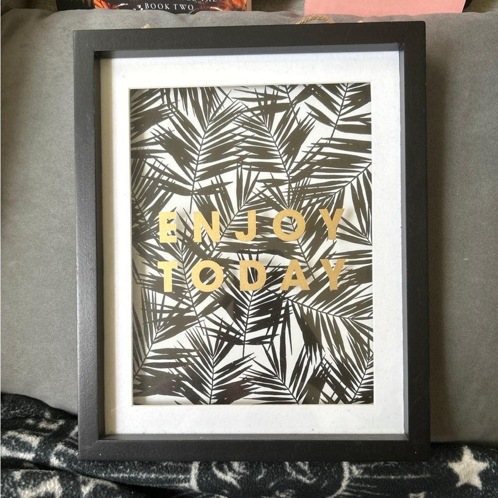 Black and Gold Framed Wall Art